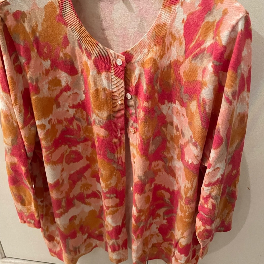 Talbots multi colored sweater